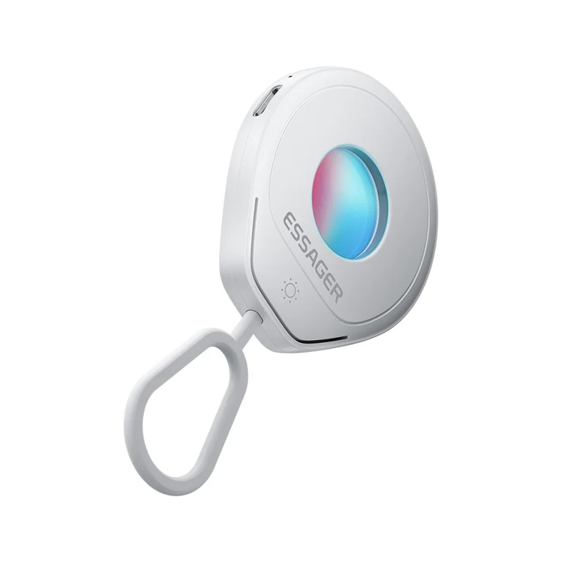 ESSAGER Infrared Detector Anti Spy Camera Finder Type-C Rechargeable Mini Portable Security Device - White