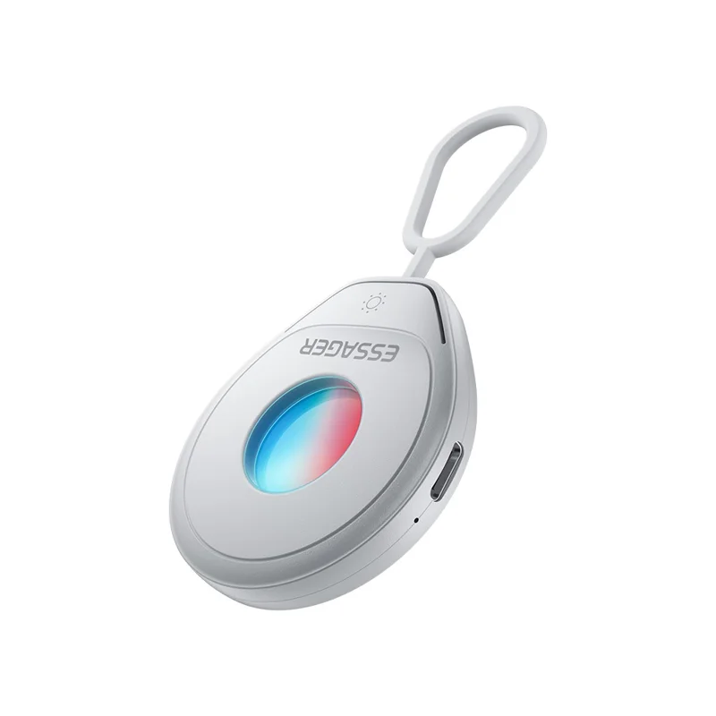 ESSAGER Infrared Detector Anti Spy Camera Finder Type-C Rechargeable Mini Portable Security Device - White