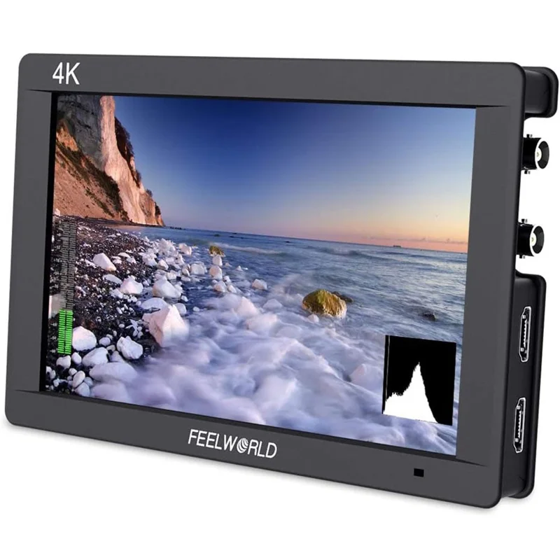 FEELWORLD FW703 Monitor de 7 pulgadas IPS 3G-SDI 4K Pantalla Completa HD DSLR para Cámara de Campo