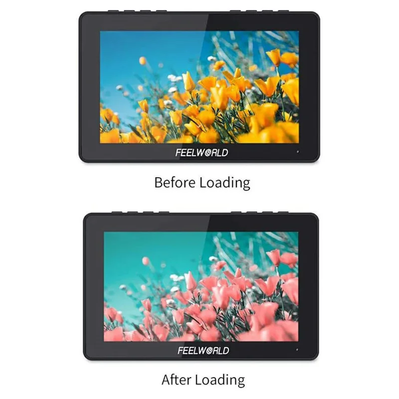 FEELWORLD LUT7S PRO 7 tum 2200 nits 3D LUT Touch Screen DSLR-kameramonitor med 4K HD 3G-SDI-ingång/utgång