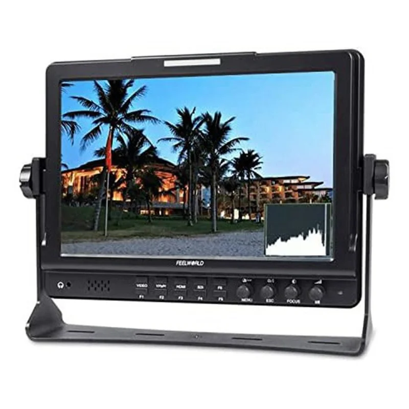 FEELWORLD FWFW1018SPV1 Monitor de campo de cámara de 10 pulgadas Pantalla HD 1920x1200 Entrada / Salida 3G-SDI