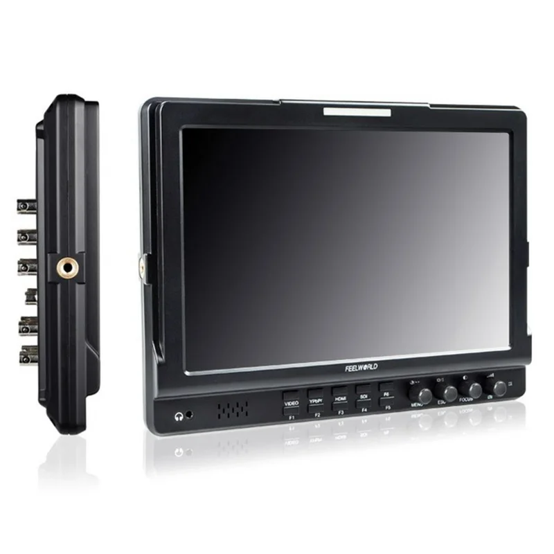FEELWORLD FWFW1018SPV1 Monitor de campo de cámara de 10 pulgadas Pantalla HD 1920x1200 Entrada / Salida 3G-SDI