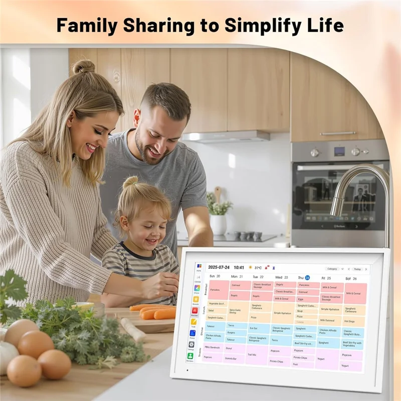 15.6 inch Smart Home Planning Touch Display Multi Task Management Digital Calendar HD Family Organizer for Schedule Display