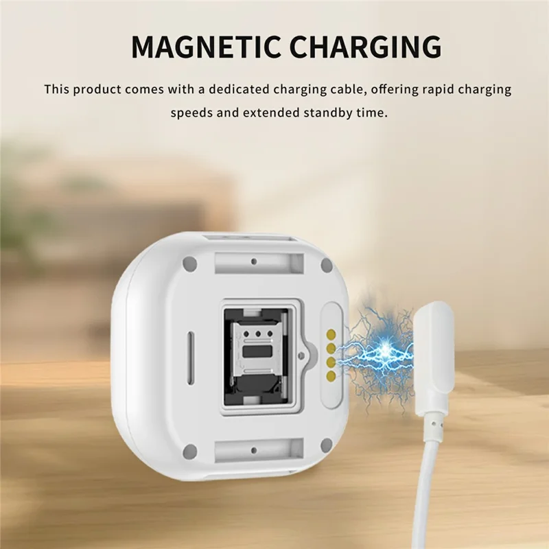 G01 4G SIM-kaart Smart Key Locator Ultra-lange Standby Item Tracker Real-time Positionering met Waarschuwing - Oranje