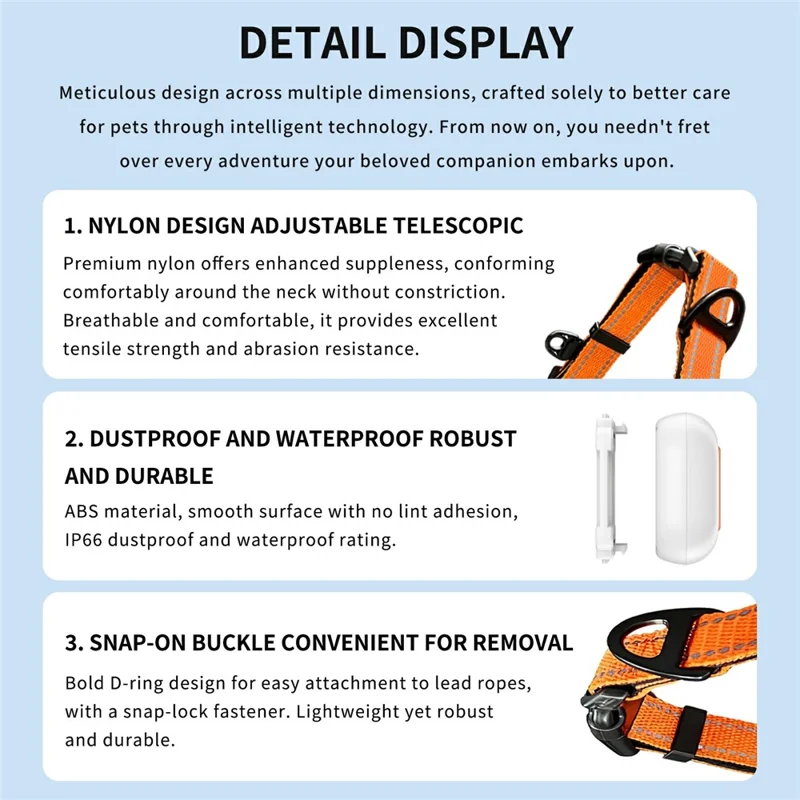G01 4G SIM-kaart Smart Key Locator Ultra-lange Standby Item Tracker Real-time Positionering met Waarschuwing - Oranje