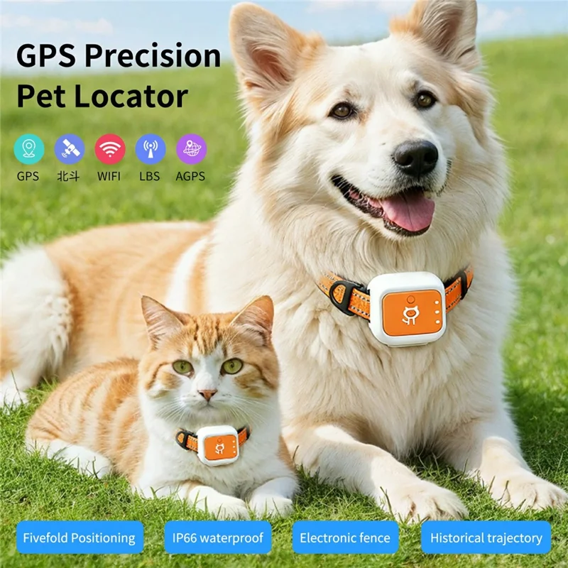 G01 4G SIM-kaart Smart Key Locator Ultra-lange Standby Item Tracker Real-time Positionering met Waarschuwing - Oranje