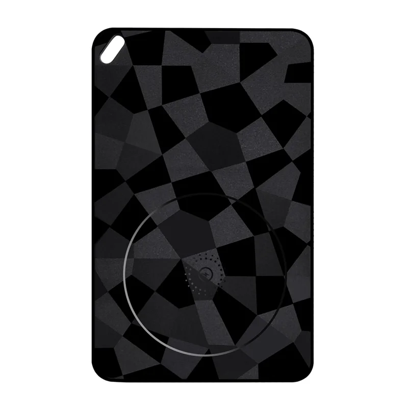 محدد مواقع ذكي K18 مقاوم للماء ومزود بتنبيه ضد الفقدان للمفاتيح / المحافظ / الأمتعة - أسود