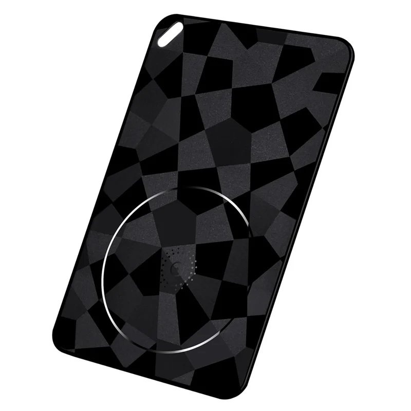 محدد مواقع ذكي K18 مقاوم للماء ومزود بتنبيه ضد الفقدان للمفاتيح / المحافظ / الأمتعة - أسود