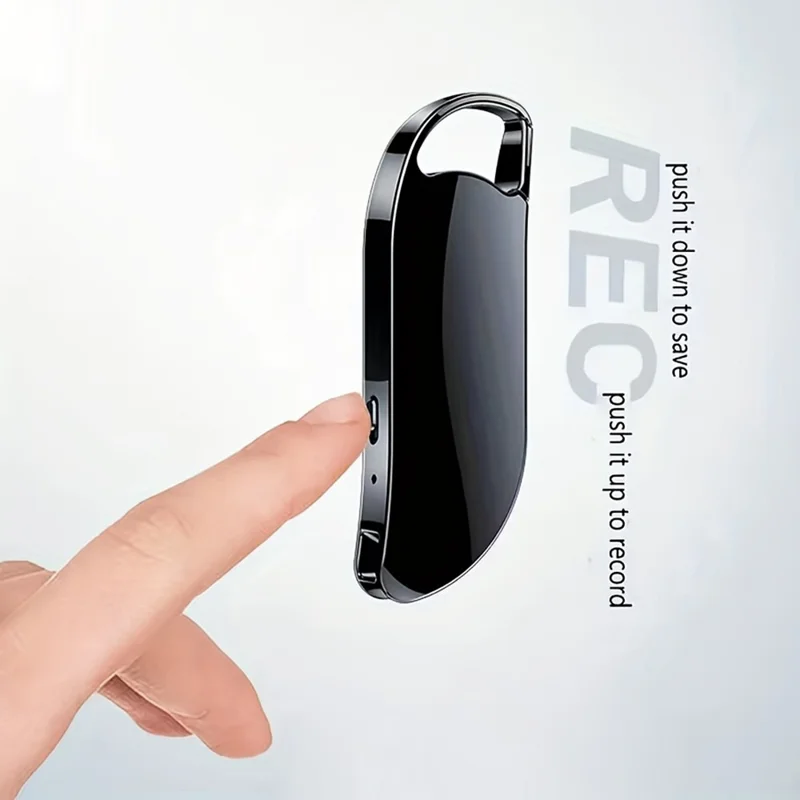 جهاز تسجيل صوتي V11 سعة 8 جيجابايت، مشغل MP3 ذكي متعدد الوظائف مع خاصية تقليل الضوضاء وتشغيل تلقائي بالصوت ووظيفة ذاكرة فلاش USB