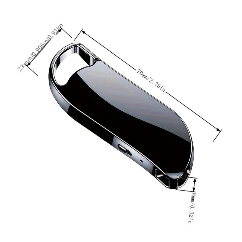 جهاز تسجيل صوتي V11 سعة 8 جيجابايت، مشغل MP3 ذكي متعدد الوظائف مع خاصية تقليل الضوضاء وتشغيل تلقائي بالصوت ووظيفة ذاكرة فلاش USB