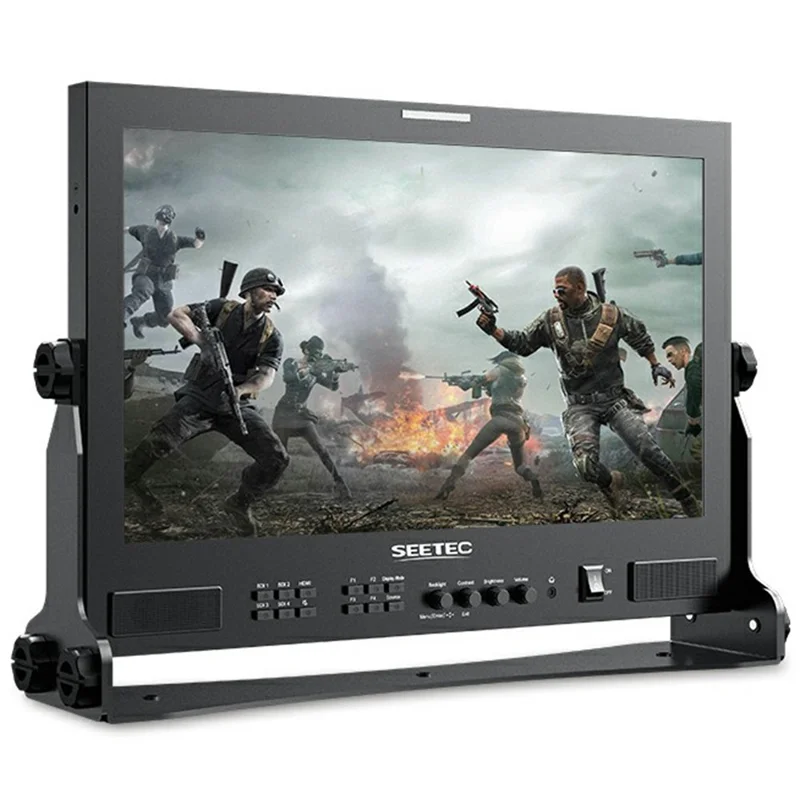 SEETEC ATEM173S 17,3 tommer Broadcast Studio Monitor 1920x1080 Multi-Camera Director Display til Studiooptagelser - US stik