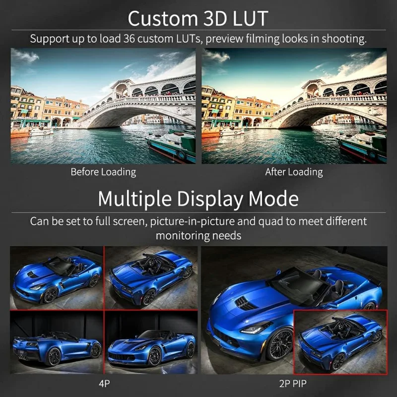 SEETEC ATEM173S 17,3 tommer Broadcast Studio Monitor 1920x1080 Multi-Camera Director Display til Studiooptagelser - US stik