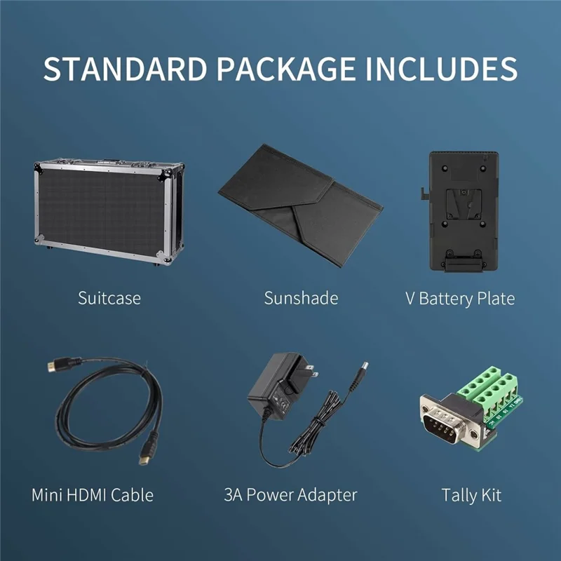 SEETEC 280-9HSD-CO 4-Split Screen 28 cali 4K Director Multi-Viewer 3840x2160 HD Broadcast Monitoring Unit - US Plug