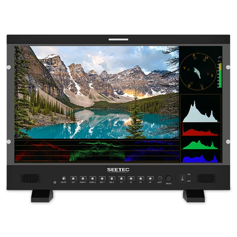 SEETEC P215 PRO 21,5 tommer 1920x1080 FHD Broadcast Monitor 1000nit Høj Hellige IPS Monitor - US Stik