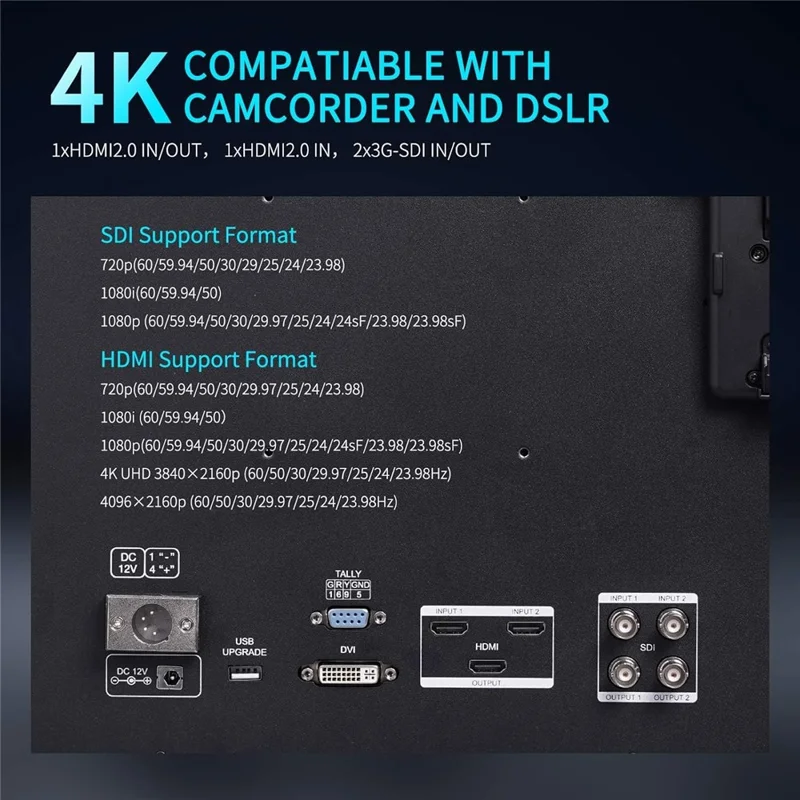 SEETEC P215 PRO 21,5 tommer 1920x1080 FHD Broadcast Monitor 1000nit Høj Hellige IPS Monitor - US Stik