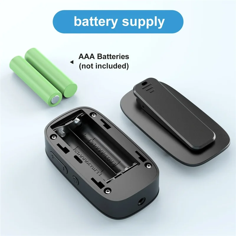 MI06 Mini Portable FM Radio with Clip Digital Display for Elderly 30 Preset Stations Pocket Radio