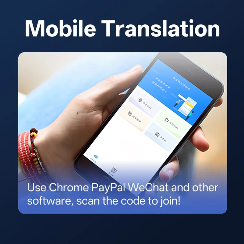 T26 4 بوصة 138 دولة مترجم ذكي واي فاي مترجم صوتي وتسجيل صور مع ترجمة دون اتصال 1 جيجابايت رام 16 جيجابايت تخزين - أسود