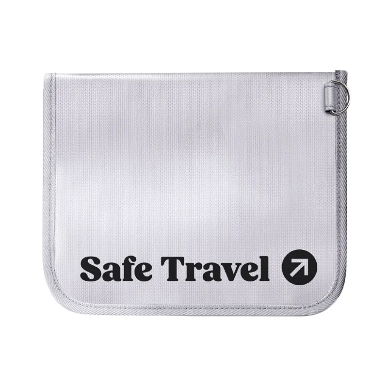 MOMAX SR53 1-World Airliner Fireproof Storage Bag 218 x 235mm Protective Pouch for Electronics  /  Travel  /  Documents