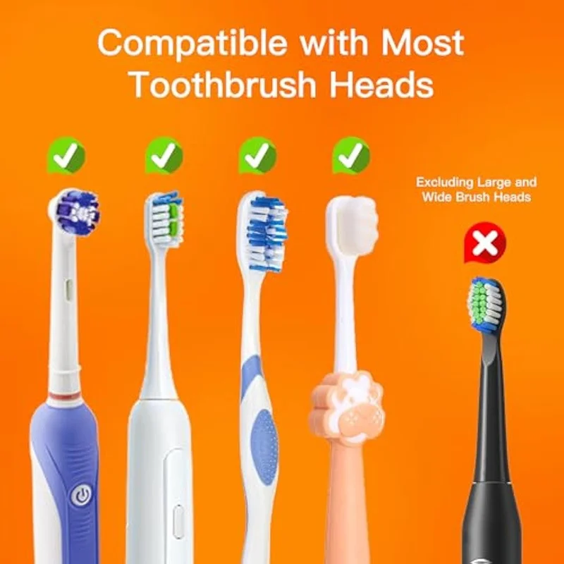 BITVAE X122 Infrared Sensing Toothbrush Sterilizer Cleaner Wall-Mounted UV Disinfection Toothbrush Dryer with LED Smart Screen