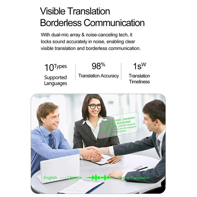 W611 AI Smart Glasses 800W Pixel Wearable Camera Bluetooth-Compatible Calling Replaceable Lenses - Black / Photochromic Lens