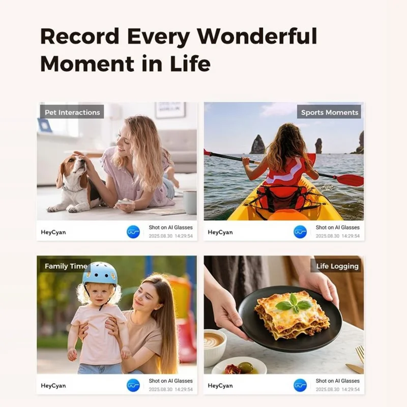 M02ULTRA IP54 Waterproof 8MP AI Smart Glasses with Charging Case 4K Shooting Translation Glasses with Interchangeable Lenses - Black + Brown Charging Case