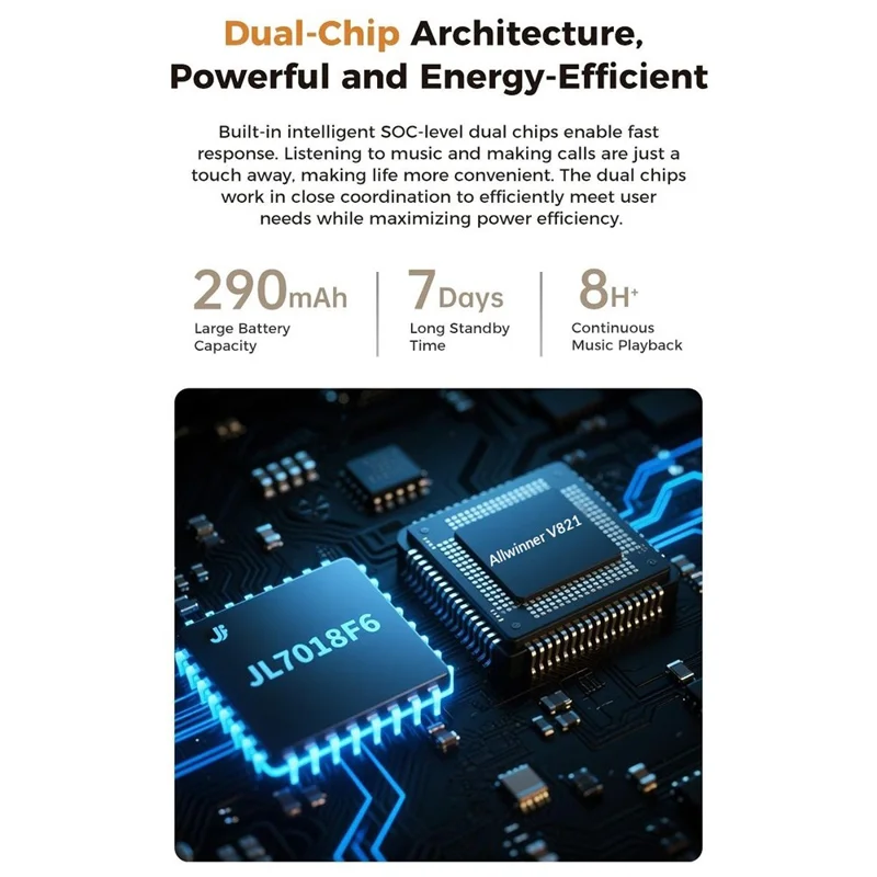 M02ULTRA IP54 Waterproof 8MP AI Smart Glasses with Charging Case 4K Shooting Translation Glasses with Interchangeable Lenses - Black + Brown Charging Case