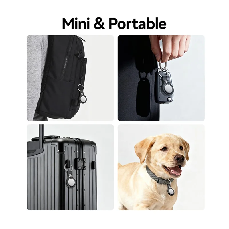 USAMS ZB357 Mini Anti-Lost Device Tracker Bluetooth-Compatible Locator Precise Positioning