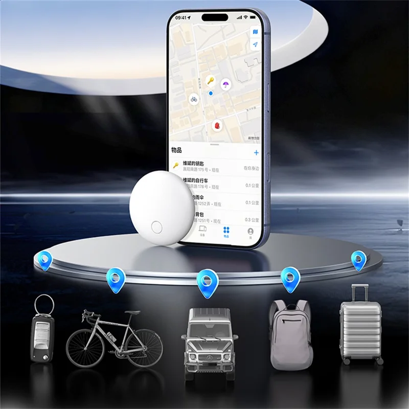 USAMS ZB357 Mini Anti-Lost Device Tracker Bluetooth-Compatible Locator Precise Positioning