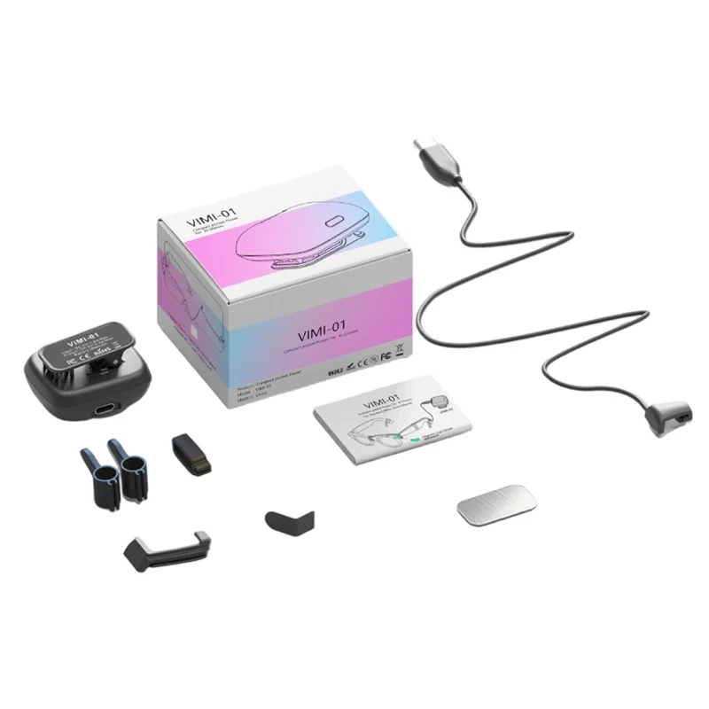 FIIT VR Vimi-01 Single Battery Pack for Ray-Ban / Meta AI Glasses Extended Battery Power Bank Portable Charger