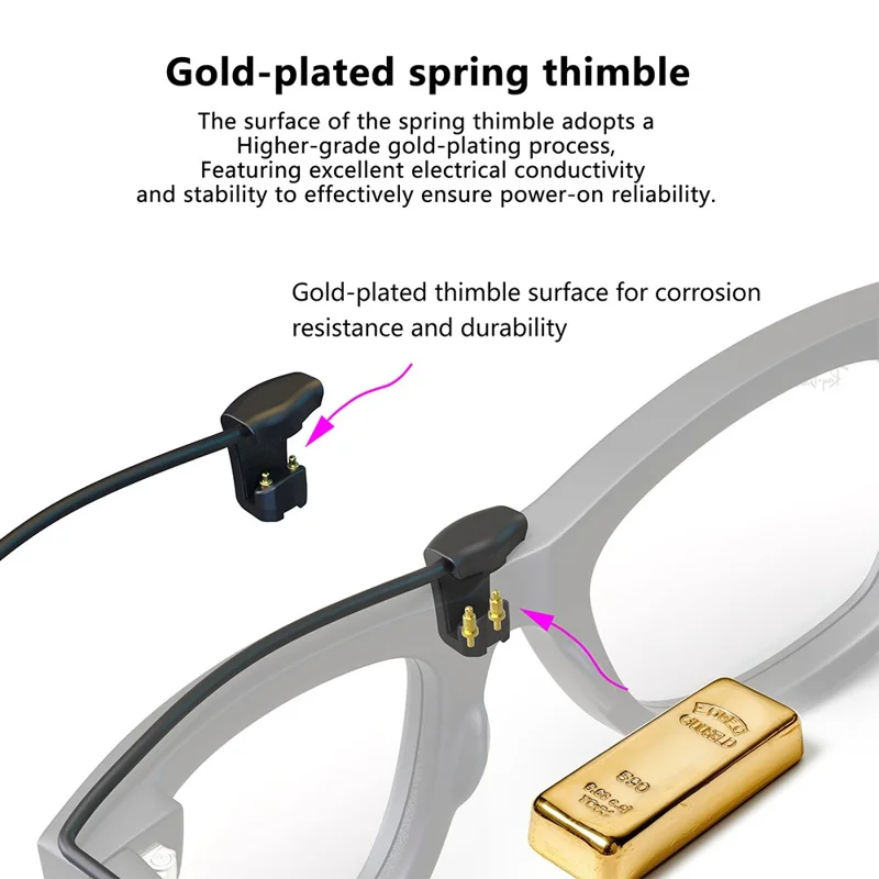 FIIT VR Vimi-01 Single Battery Pack for Ray-Ban / Meta AI Glasses Extended Battery Power Bank Portable Charger