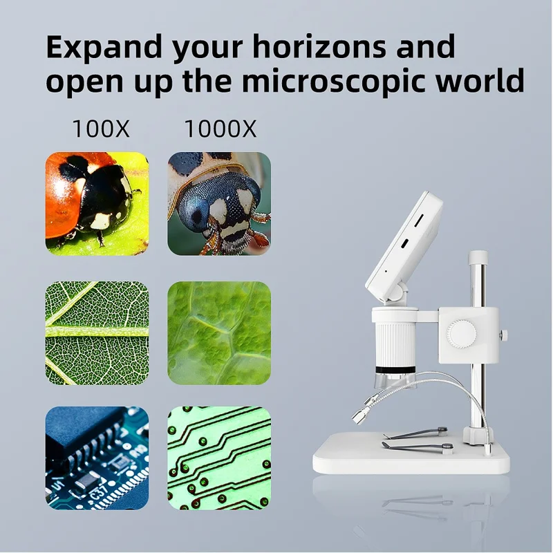 V16 1080P Digital Microscope Industrial Inspection Tool Circuit Board Magnifier Portable Handheld Microscope for Repair / Maintenance