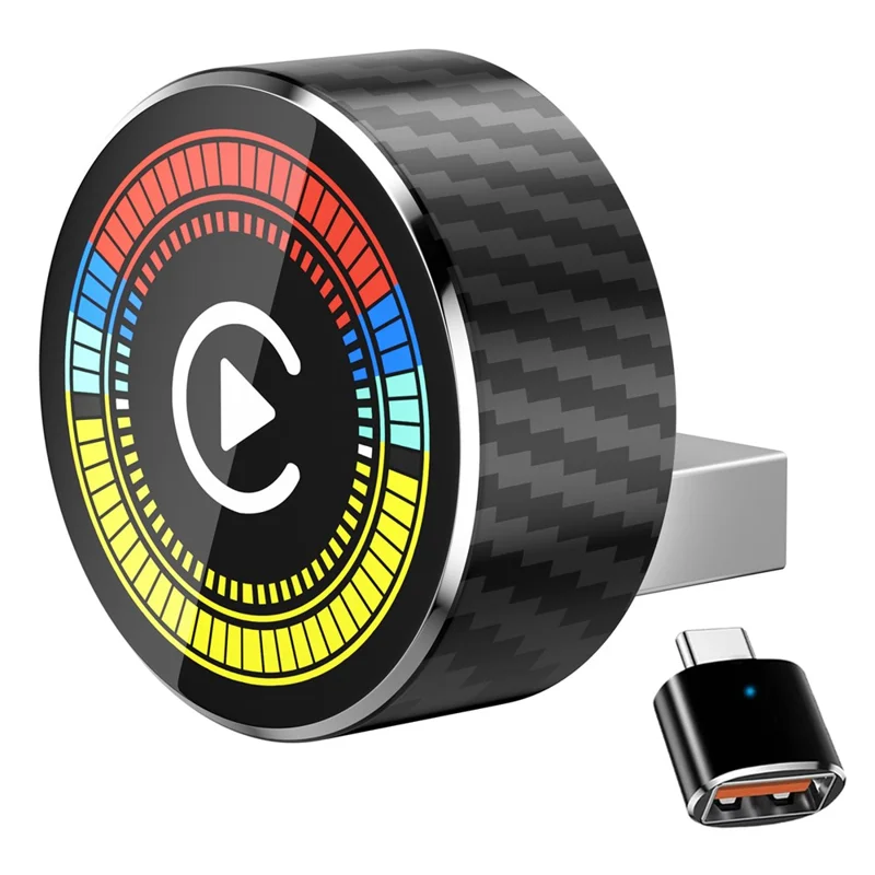 M47 2-in-1 AI-Box Wireless Car Adapter für CarPlay / Android Auto, Upgrade von Kabelgebunden auf Kabellos