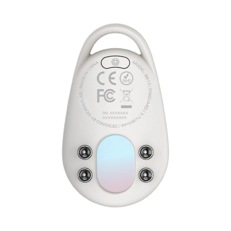 MOMAX PinGuard Camera Detection Tracker Anti-Lost Device Dual Function Anti-Peeping  /  Locator for Travel  /  Hotel Safety - White