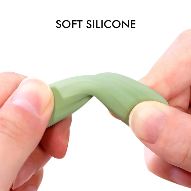 AHASTYLE PT113-1 Silicone Case for Apple Pencil (2nd Generation)  /  Pencil (1st Generation) Grip Sleeve Stylus Protective Cover - Grey