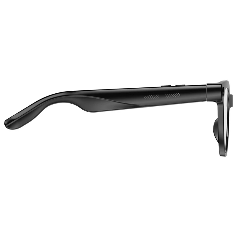 M02S AI Translation Smart Glasses with Camera IP65 Waterproof Video Recording Music Eyeglasses - Plano Lens