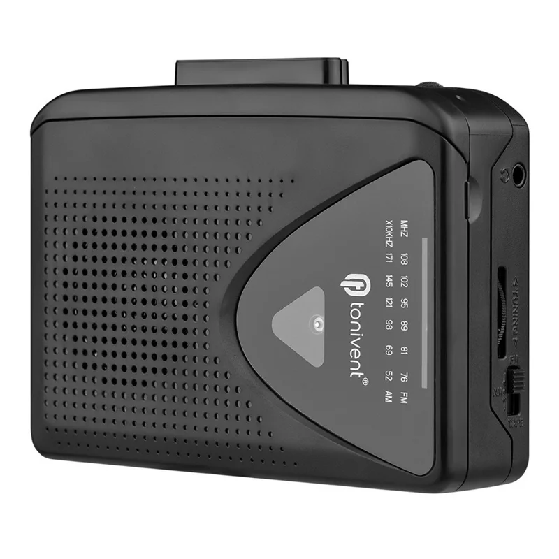 TONIVENT TON009 Retro Portable Cassette Player Built-in Speaker FM / AM Radio with 3.5mm Headphone Jack