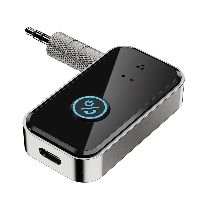 B4S 3.5mm Audio Adapter Wireless Transmitter Receiver Car BT 5.3 Device for Home / Car / Office - Black