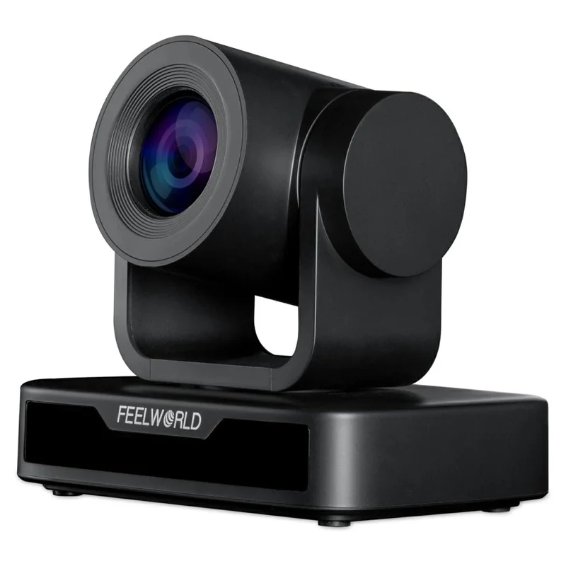 FEELWORLD USB10X PTZ Video Conference Camera 10X Optical Zoom USB2.0 Auto Focus AI Tracking Camera - US Plug