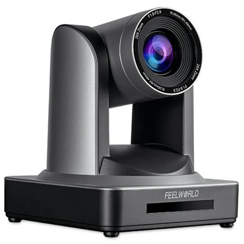 FEELWORLD POE20X 20X Zoom Camera Simultaneous USB HD 3G-SDI LAN Live Streaming PTZ Camera, PoE Supported - EU Plug