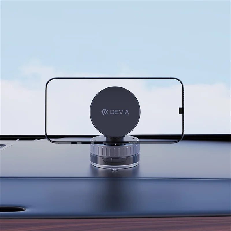 DEVIA ES087 Stand Ultra1 Magnetic Multi-Angle Adjustable Phone Holder Suction Cup Stand - Black