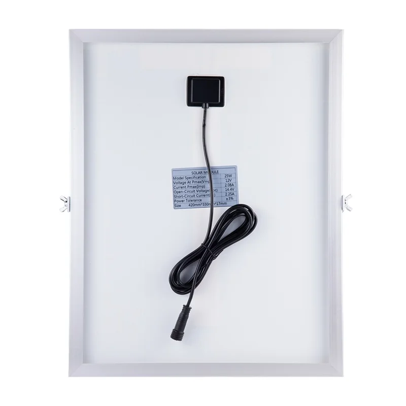 30WG-2FAN14 Solar Exhaust Fan Kit 30W Solar Panel Animal Pet House Exhaust Fan - Black