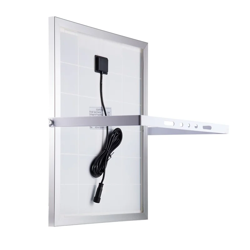 30WG-2FAN14 Solar Exhaust Fan Kit 30W Solar Panel Animal Pet House Exhaust Fan - Black