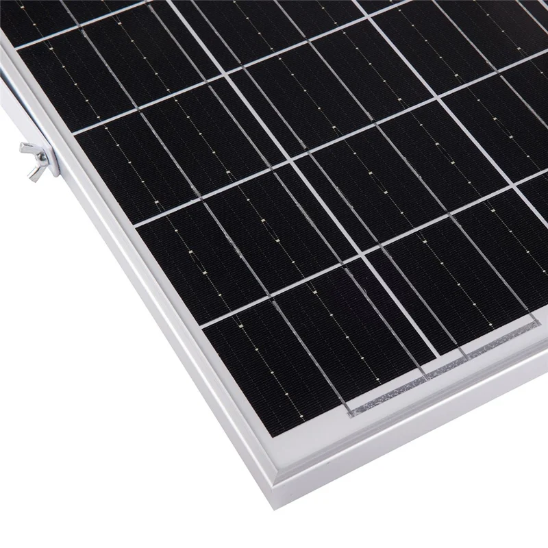 30WG-2FAN14 Solar Exhaust Fan Kit 30W Solar Panel Animal Pet House Exhaust Fan - Black