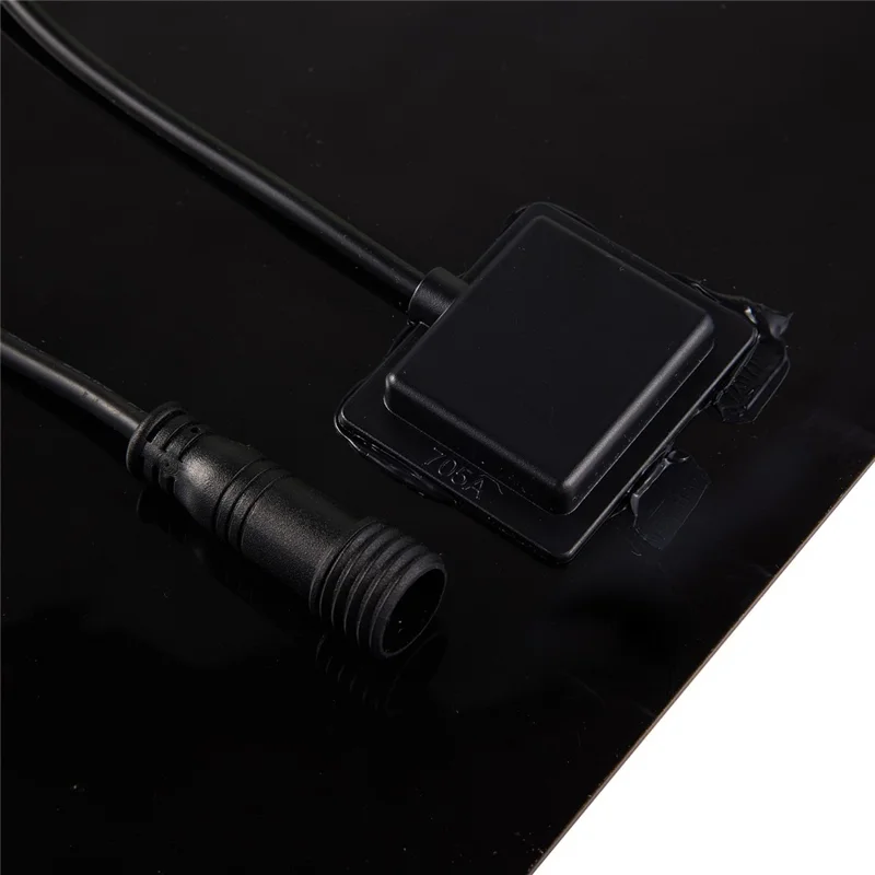 20W-2FAN14 Solar Exhaust Fan Kit 20W Solar Panel Animal Pet House Exhaust Fan - Black