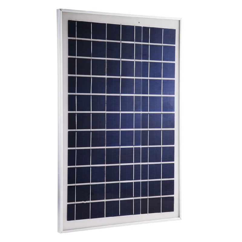 LK325-255+60A(CON10BL) 2Pcs Solar Panel Kit 30W Monocrystalline Silicon Solar Charger with 60A Controller, Aluminum Alloy Frame - White