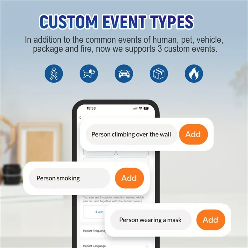 WF01D-013D 720P HD Smart Video Doorbell PIR Motion Detection Tuya APP Wireless Doorbell Camera - Black