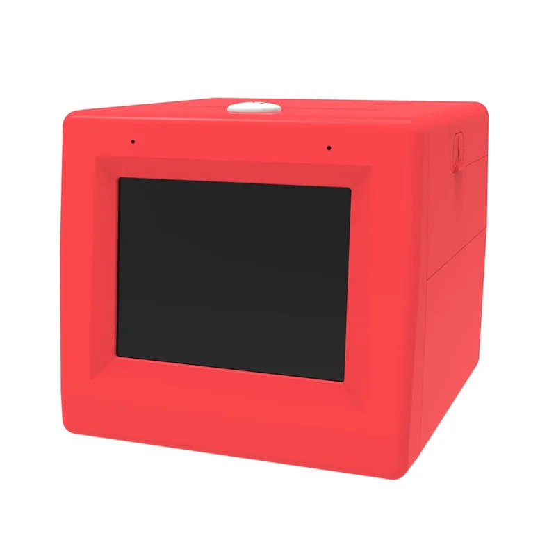Q15 2.8 Inch HD Screen Mini Thermal Printer AI Voice Control Wireless Printing Device - Red