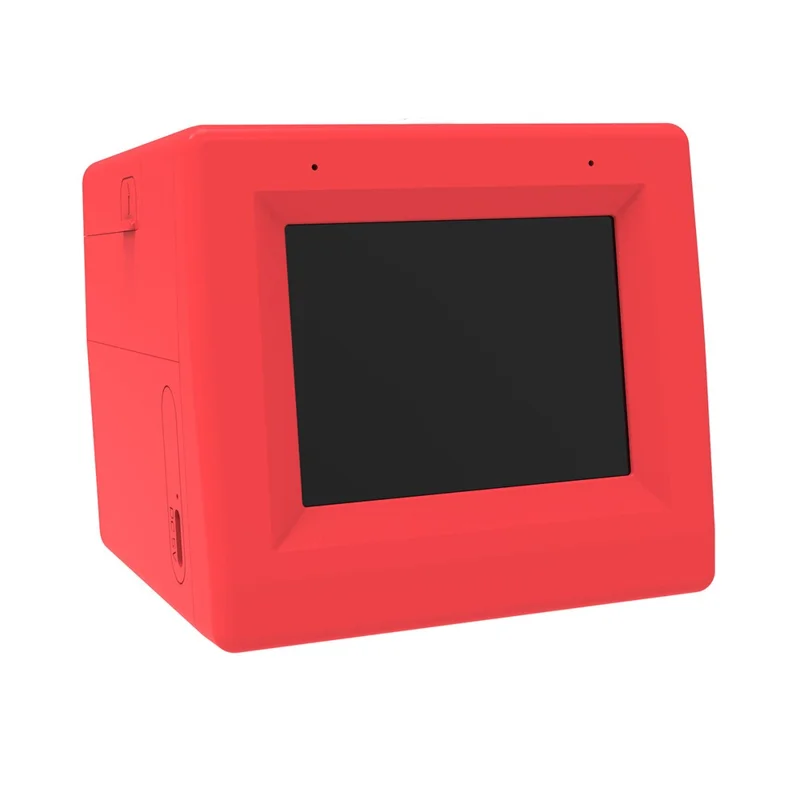 Q15 2.8 Inch HD Screen Mini Thermal Printer AI Voice Control Wireless Printing Device - Red