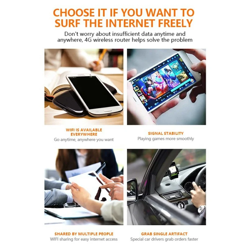 Router portátil A51-L versión americana, punto de acceso WiFi 4G con ranura para tarjeta SIM, módem inalámbrico móvil con pantalla LCD