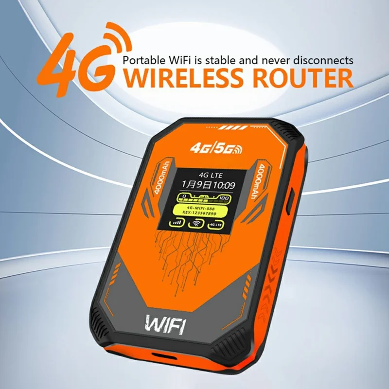 Router portátil A51-L versión americana, punto de acceso WiFi 4G con ranura para tarjeta SIM, módem inalámbrico móvil con pantalla LCD